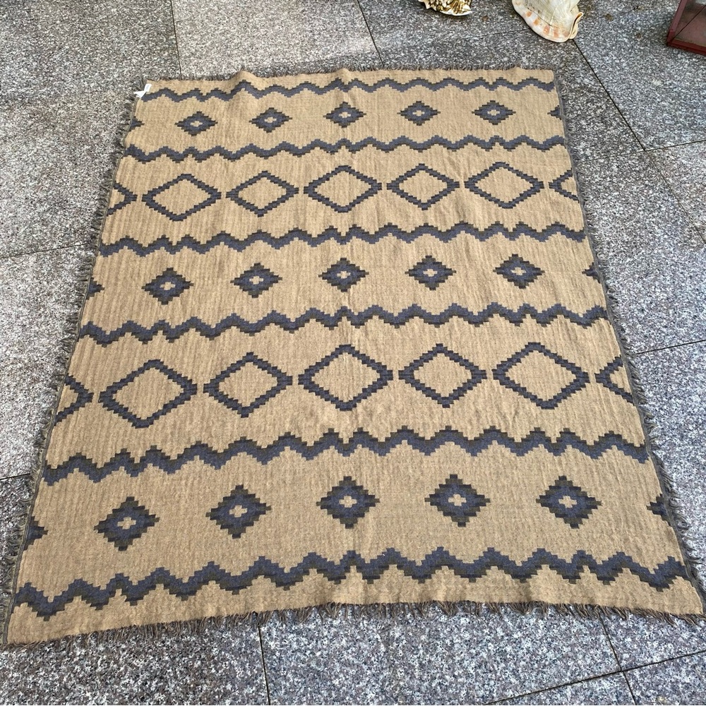 Wilfred wool blanket scarf - Picture 4 of 8